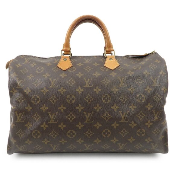 Authentic Louis Vuitton Monogram Speedy 40 Hand Bag Boston Bag - Picture 1 of 16